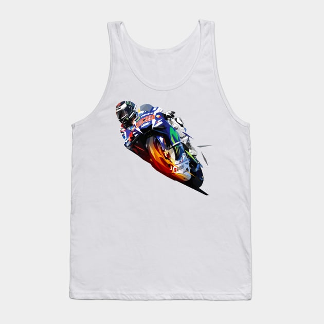 Jorge Lorenzo low poly Tank Top by pxl_g